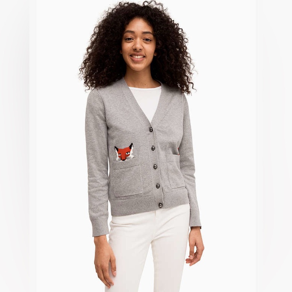 Kate Spade Broome Street Fox Cardigan